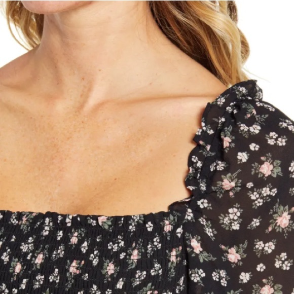 NWT Reformation Pinto Smocked Top - Picture 4 of 7